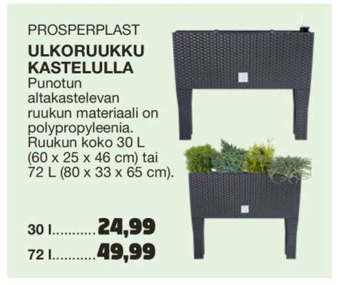 PROSPERPLAST ULKORUUKKU KASTELULLA