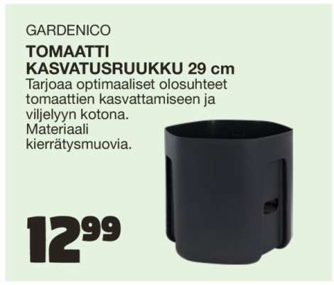 GARDENICO TOMAATTI KASVATUSRUUKKU 29 cm