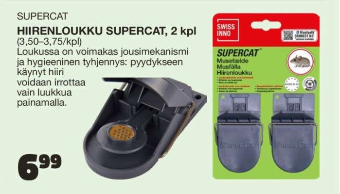 HIIRENLOUKKU SUPERCAT, 2 kpl