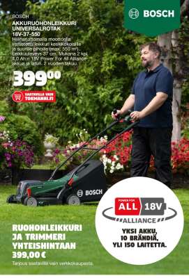 BOSCH AKKUROHONLEIKKURI UNIVERSALROTAK 18V-37-550