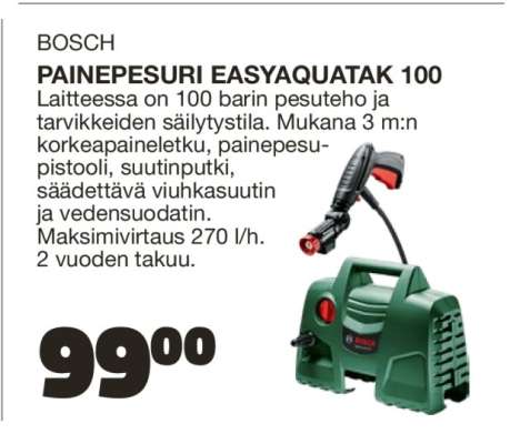 BOSCH PAINEPESURI EASYAQUATAK 100