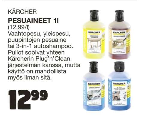 KÄRCHER PESUAINEET 1l