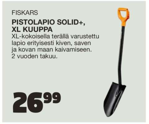 FISKARS Pistolapio Solid+, XL-Kuuppa