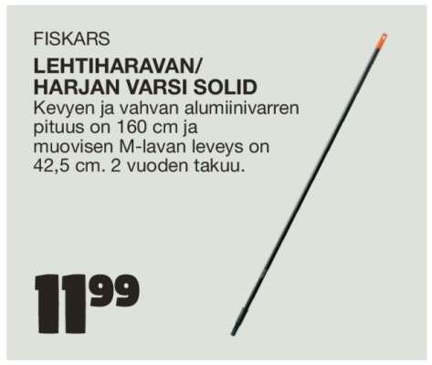 FISKARS LEHTIHARAVAN/HARJAN VARSI SOLID