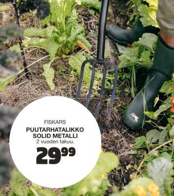 FISKARS PUUTARHATALIKKO SOLID METALLI