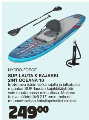 HYDRO-FORCE SUP-LAUTA & KAJAKKI 2IN1 OCEANA 10