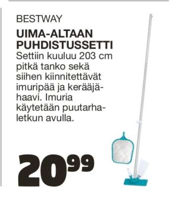 Bestway Uima-altaan Puhdistussetti
