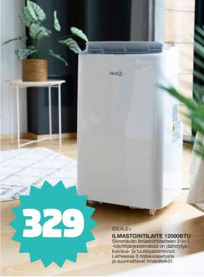 IDEALE+ ILMASTOINTILAITE 12000BTU