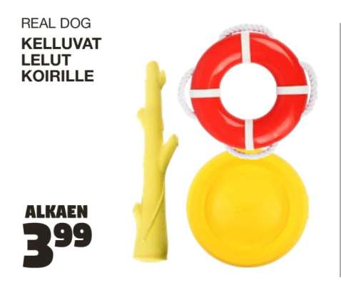 REAL DOG Kelluvat lelut koirille