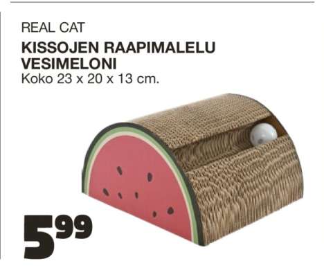 Kissojen raapimalelu vesimeloni