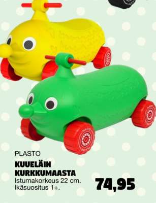 PLASTO KUVELÄIN KURKKUMAASTA