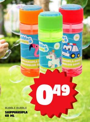 BUBBLE BUBBLE SAIPPUAKUPLA 60 ml