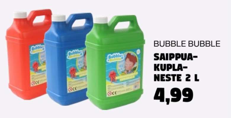 BUBBLE BUBBLE SAIPPUAKUPLANESTE 2 L