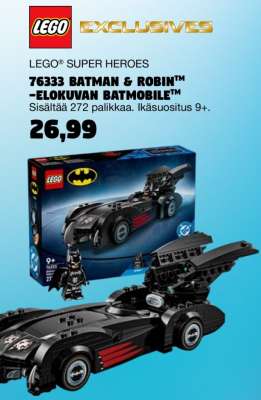 76333 BATMAN & ROBIN™ -ELOKUVA BATMOBILE™