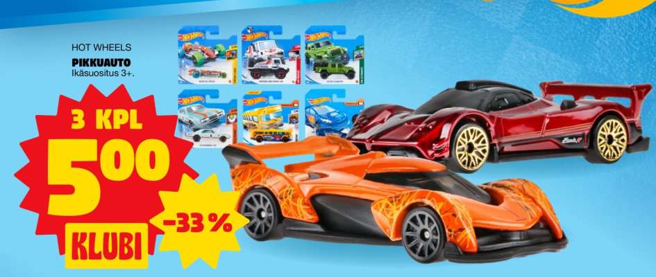 HOT WHEELS PIKKUAUTO