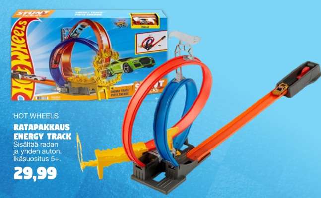HOT WHEELS RATAPAKKAUS ENERGY TRACK