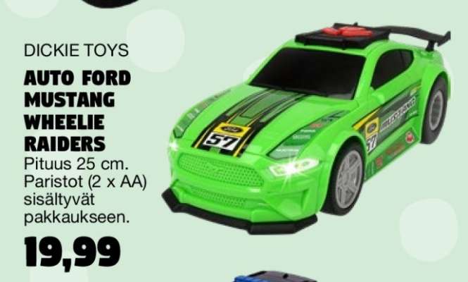 DICKIE TOYS AUTO FORD MUSTANG WHEELIE RAIDERS
