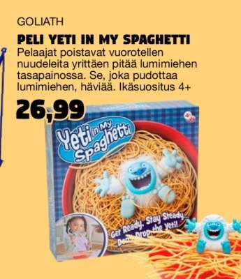 PELI YETI IN MY SPAGHETTI