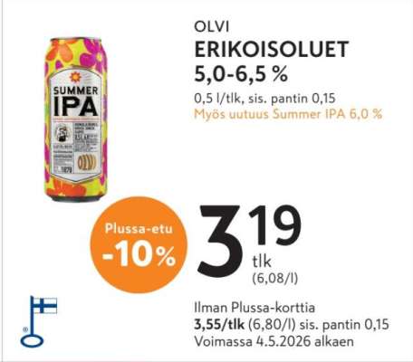 OLVI ERIKOISOLUET 5,0-6,5 %