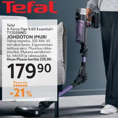 Tefal X-Force Flex 9.60 Essential+ TY2039WO