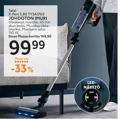 Tefal X-Pert 5.80 TY5A31E0 JOHDOTON IMURI