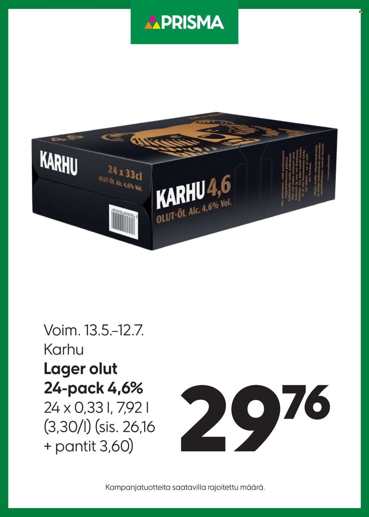 Prisma tarjoukset - 13.05.2026 - 12.07.2026. Sivu 1