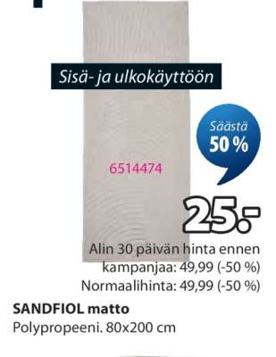 SANDFIOL matto