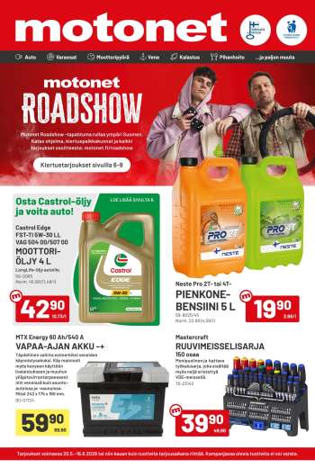 thumbnail - Motonet tarjoukset - Roadshow