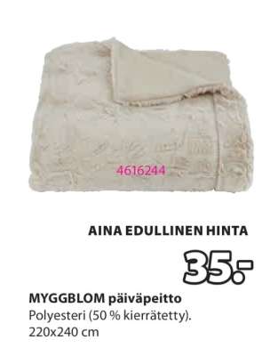 MYGGBLOM päiväpeitto