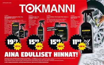Tokmanni tarjoukset  - 01.06.2026 - 07.06.2026.