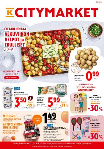 K-citymarket tarjoukset  - 01.06.2026 - 03.06.2026.