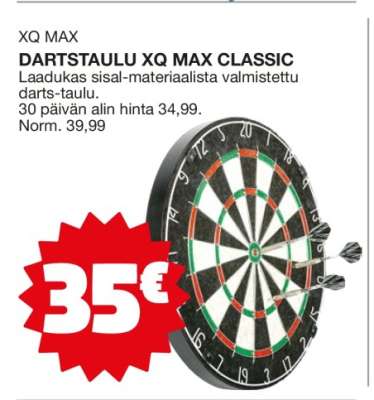 DARTSTAULU XQ MAX CLASSIC