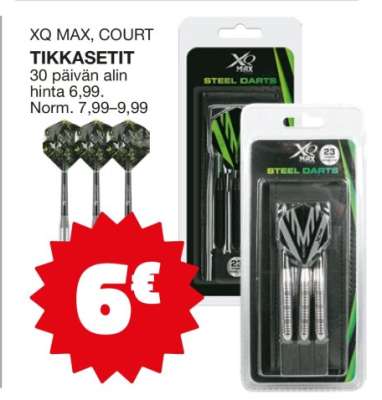 XQ MAX, COURT TIKKASETIT