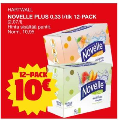 NOVELLE PLUS 0,33 l/tlk 12-PACK