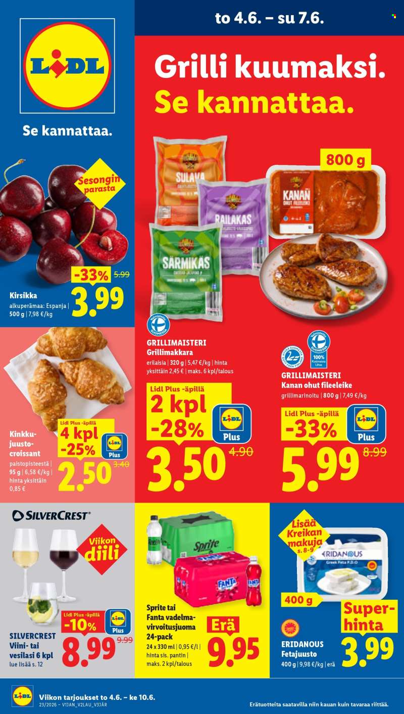 Lidl tarjoukset  - 04.06.2026 - 10.06.2026.