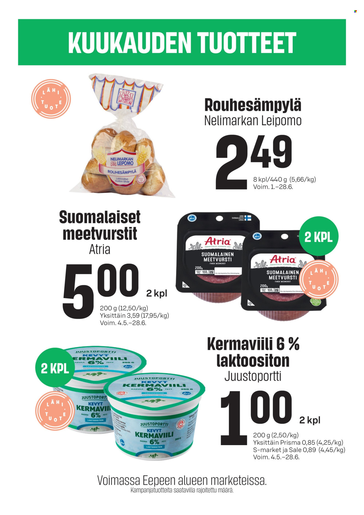 S-market tarjoukset - 01.06.2026 - 28.06.2026. Sivu 1