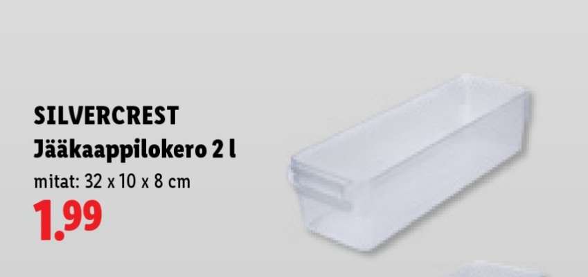 SILVERCREST Jääkaappilokero 2 l