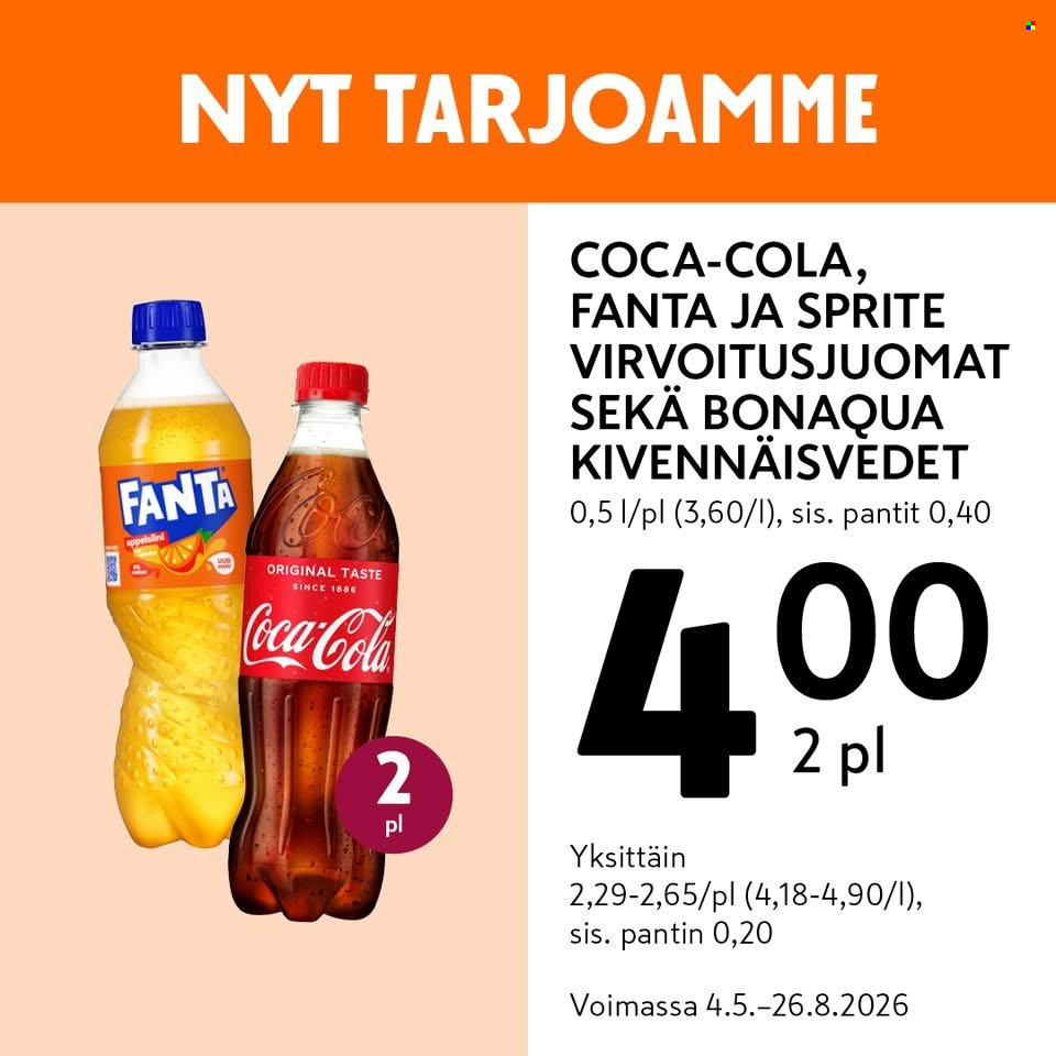 K-market tarjoukset - 04.05.2026 - 26.08.2026. Sivu 1