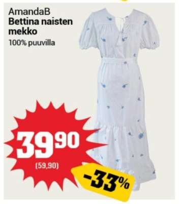 AmandaB Bettina naisten mekko