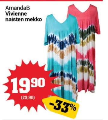 AmandaB Vivienne naisten mekko