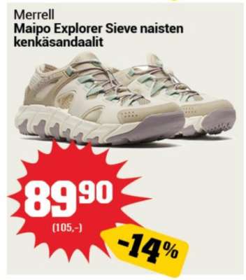 Merrell Maipo Explorer Sieve naisten kenkäsandaalit