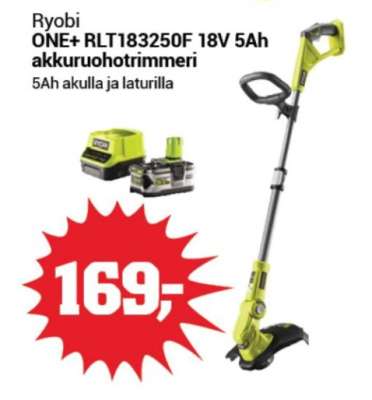 Ryobi ONE+ RLT183250F 18V 5Ah