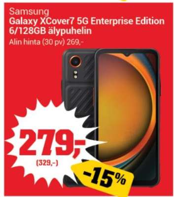 Samsung Galaxy XCover7 5G Enterprise Edition