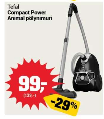 Tefal Compact Power Animal pölynimuri