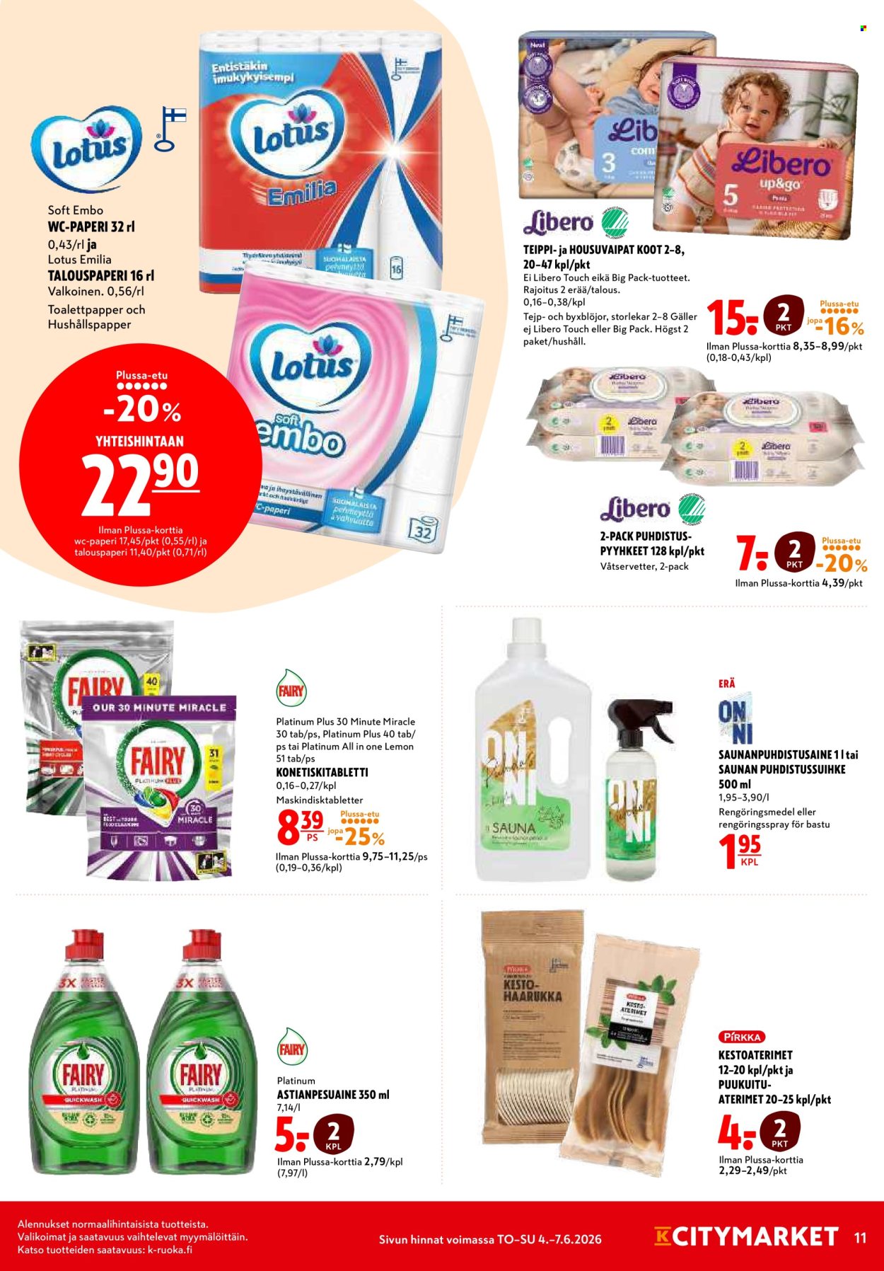 K-citymarket tarjoukset - 04.06.2026 - 07.06.2026. Sivu 11