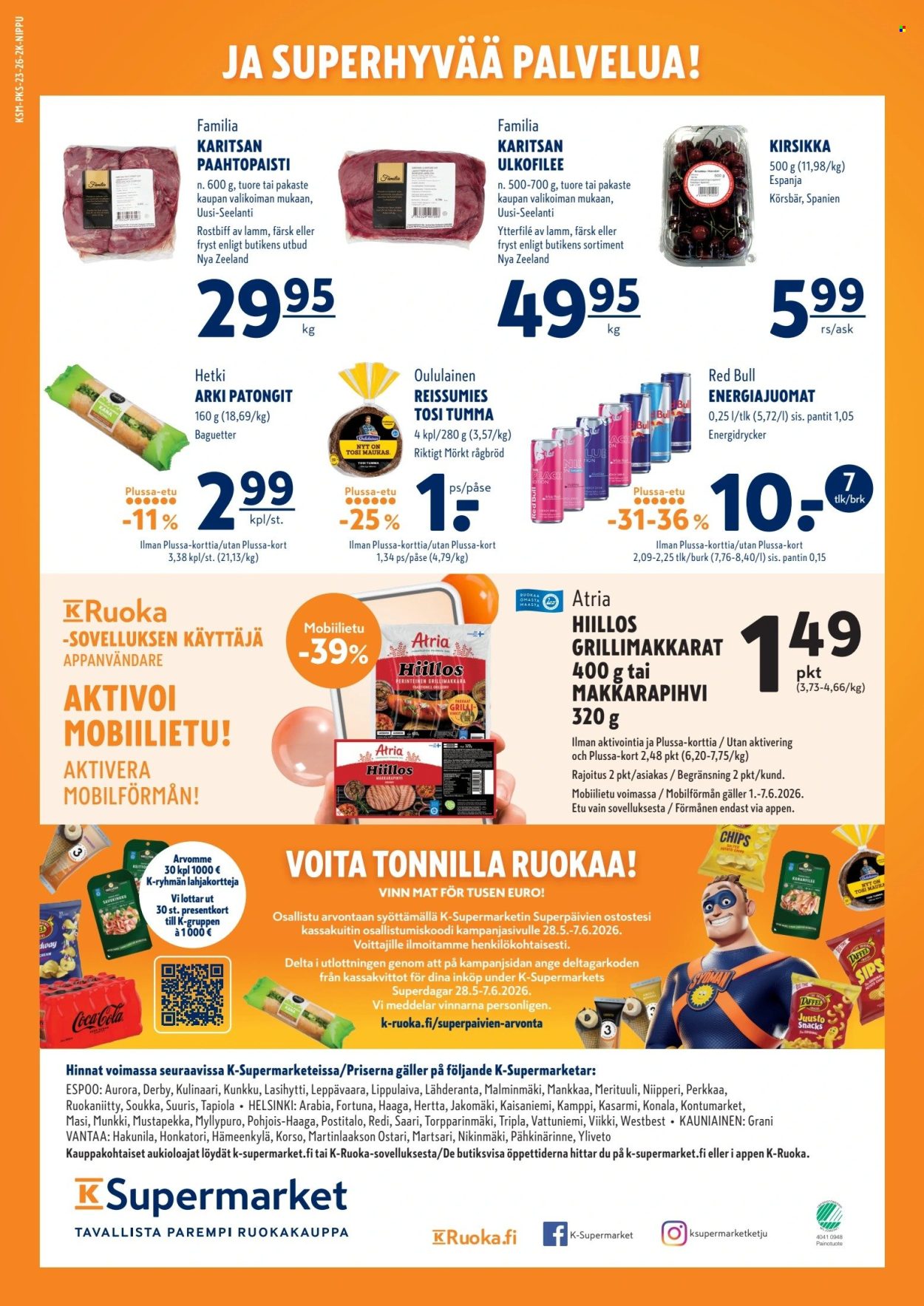 K-Supermarket tarjoukset - 04.06.2026 - 07.06.2026. Sivu 4