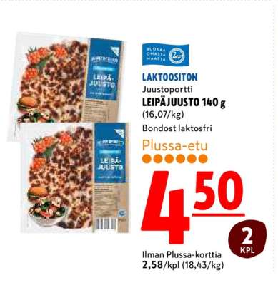 Juustoportti LEIPÄJUUSTO 140 g