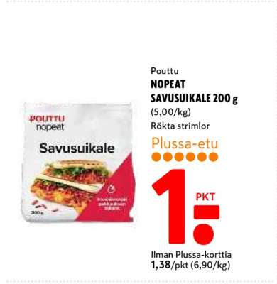 Pouttu NOPEAT SAVUSUIKALE 200 g