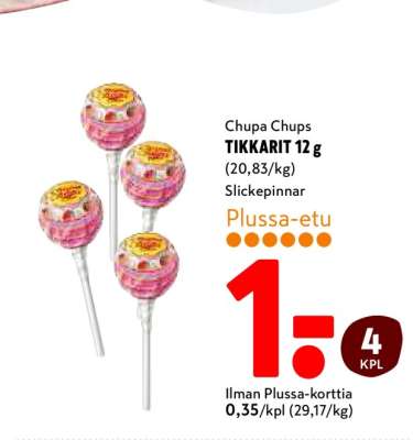 Chupa Chups TIKKARIT 12 g