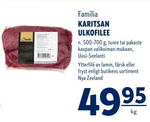 Familia KARITSAN ULKOFILEE